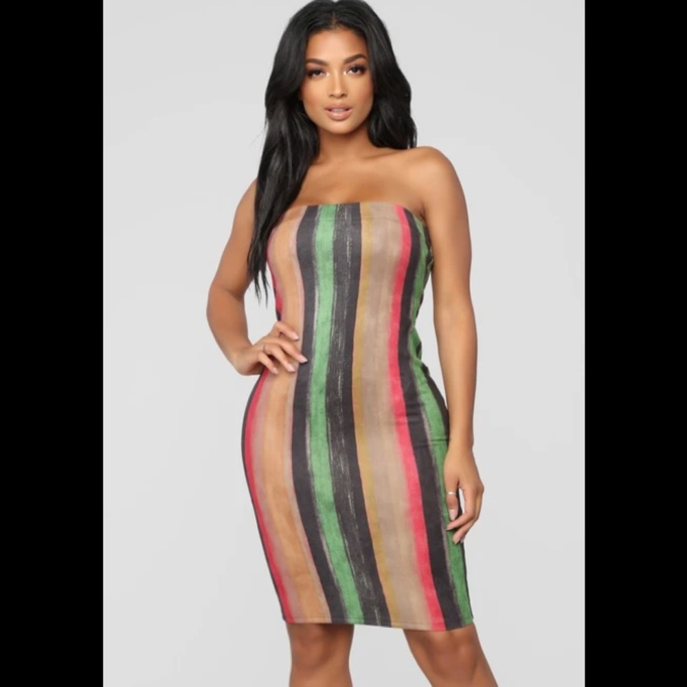 New with tags Suede tubular mini dress.